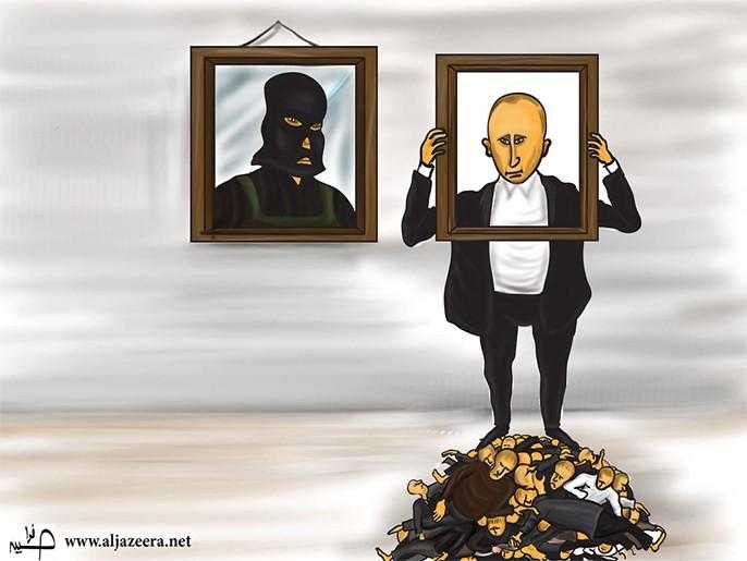 Suriye karikatür putin