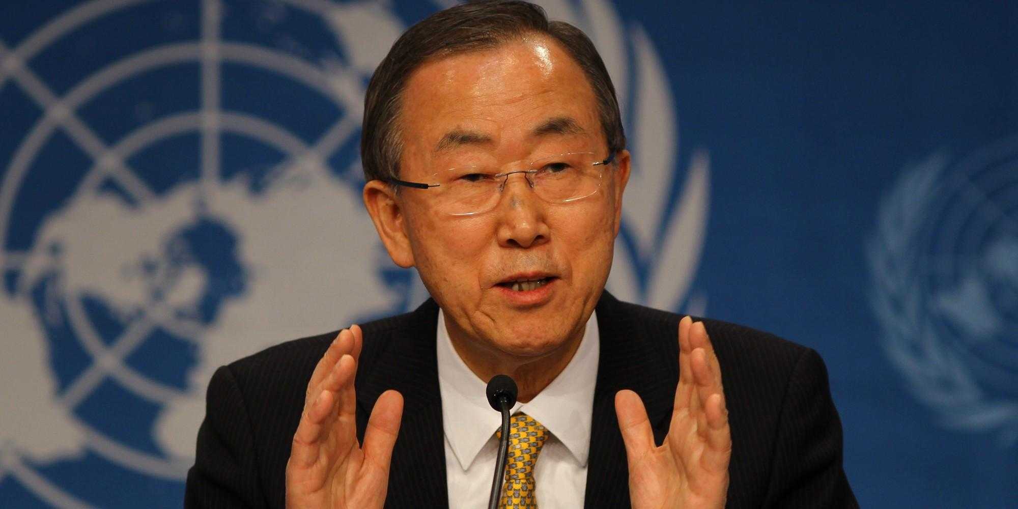 BM Genel Sekreteri Ban Ki-Moon