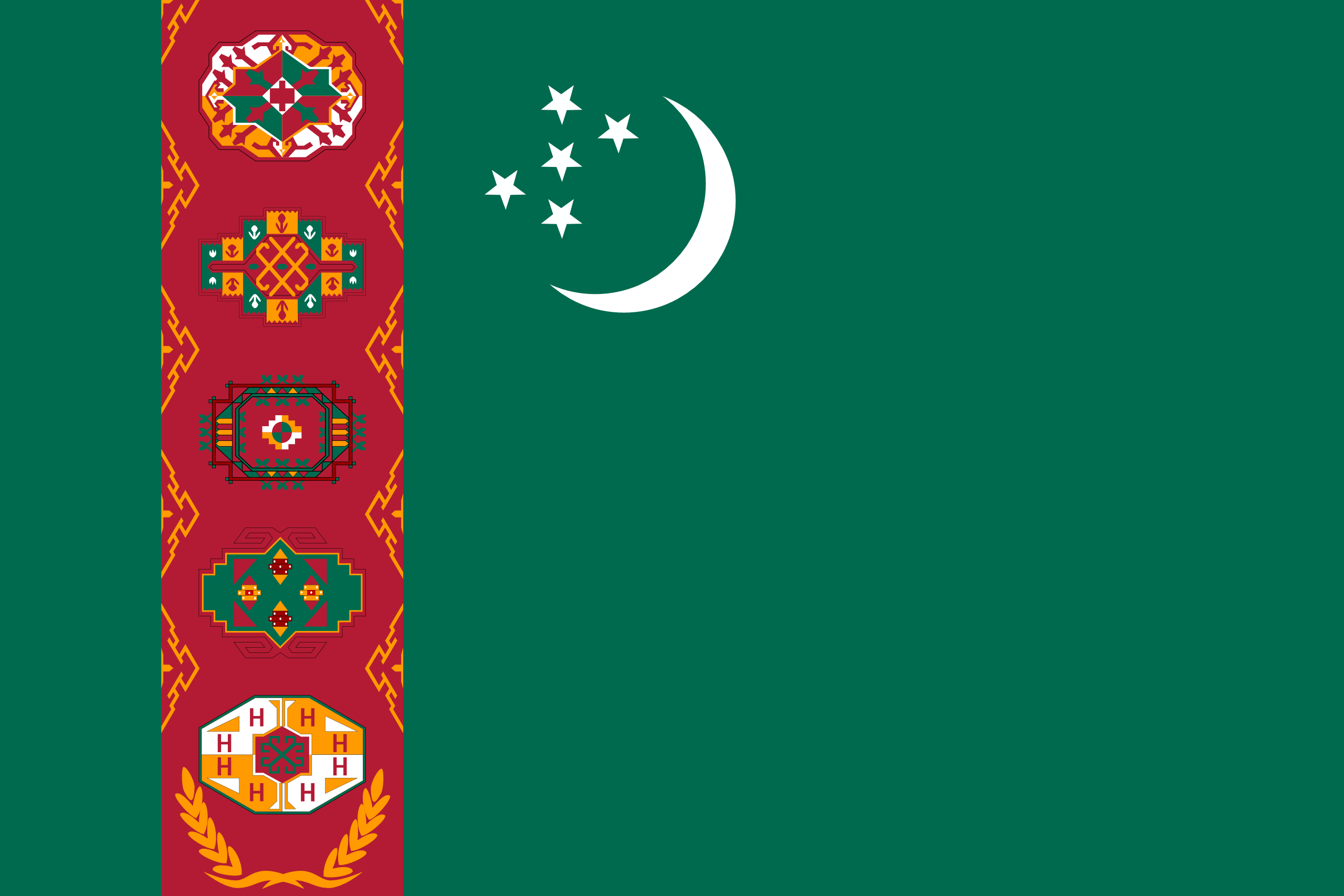 Türkmenistan Bayrağı