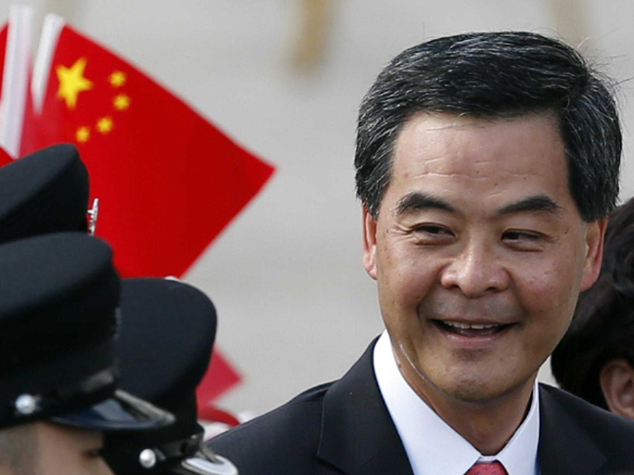Hong Kong Özel Yönetim Bölgesinin Başkanı Leung Chun Ying