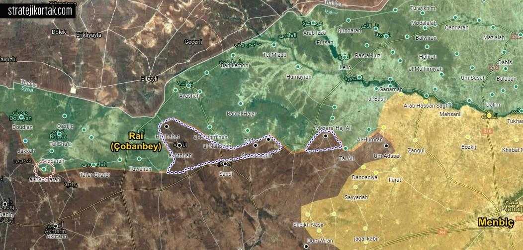 IŞİD saldırısı sonrası Çobanbey-Cerablus haritası