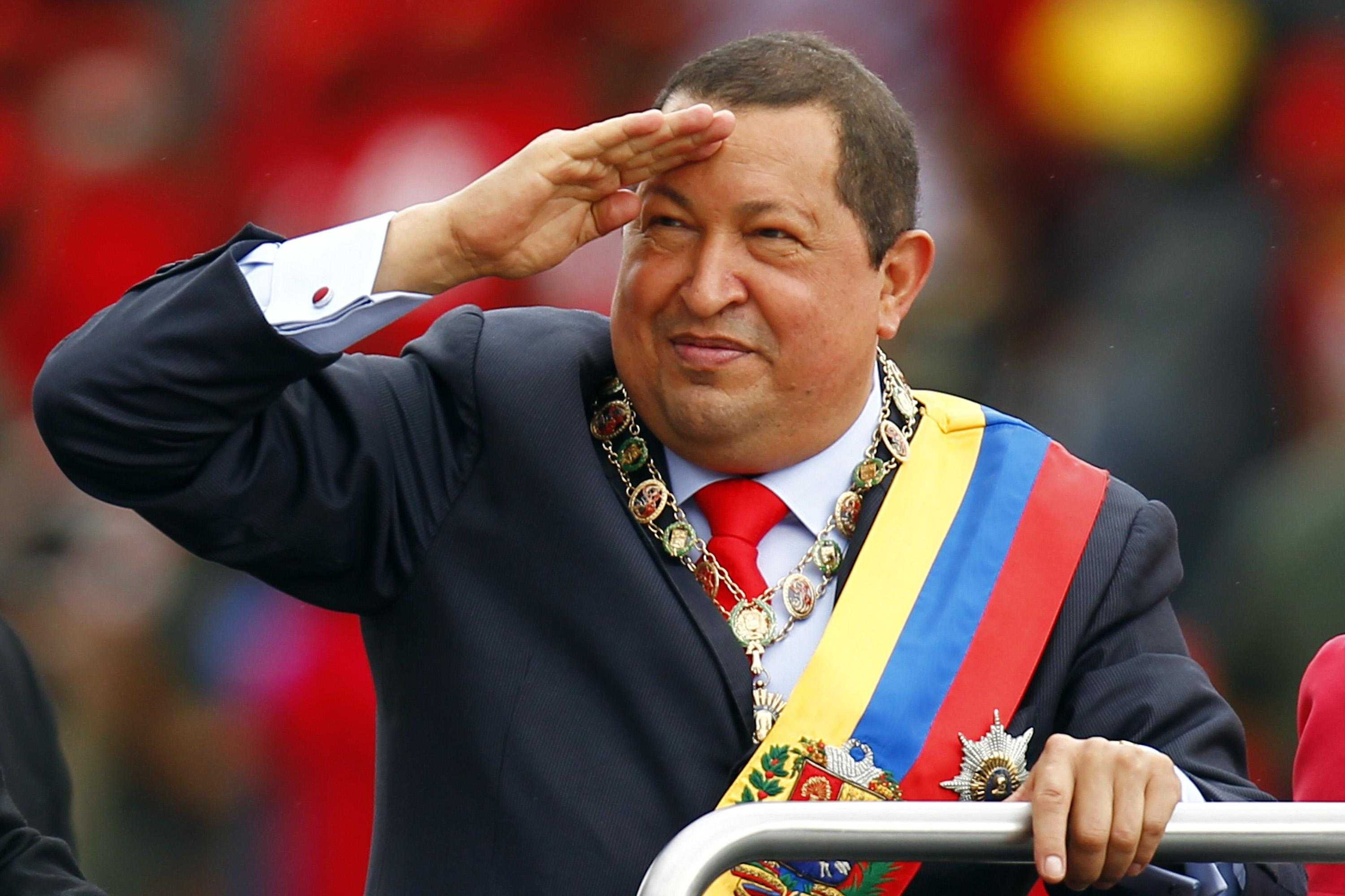 Eski Venezuela Devlet Başkanı Hugo Chavez