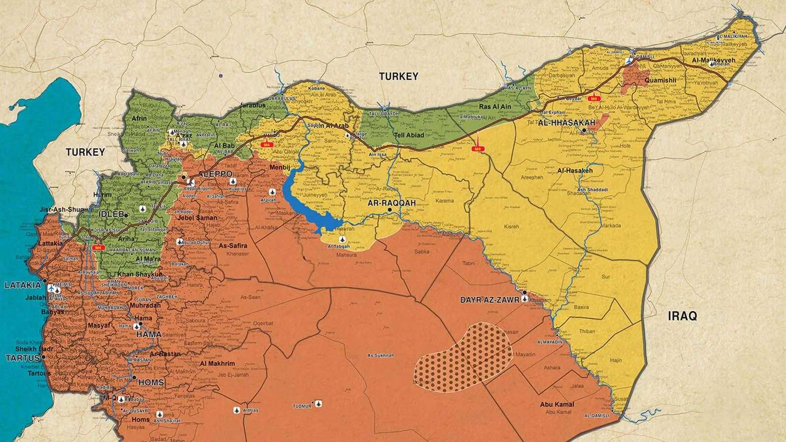 Suriye Son Durum Haritası (Mart 2020) - Stratejik Ortak