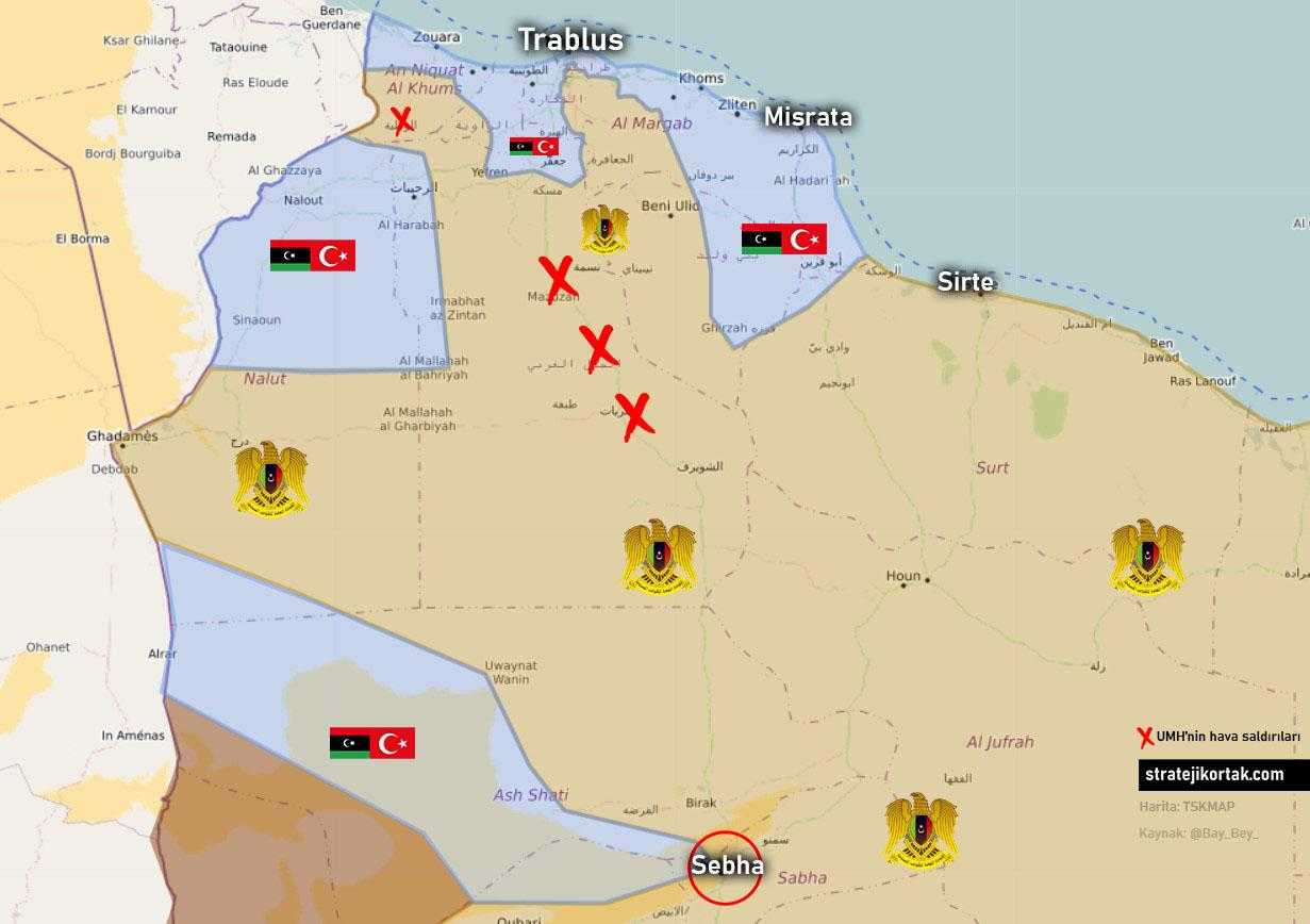 Libya Son Durum Haritası (Haziran 2020) | Stratejik Ortak